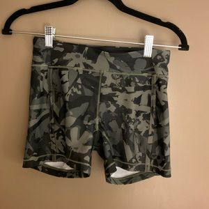 Lululemon Camo Biker Shorts